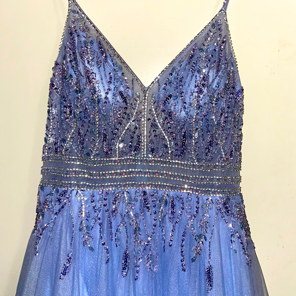 Purple/bluish prom dress